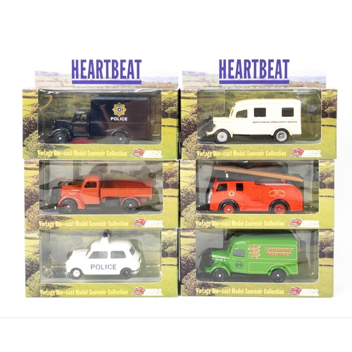 292 - Lledo - a set of 6 HEARTBEAT model cars never been removed from boxes#290