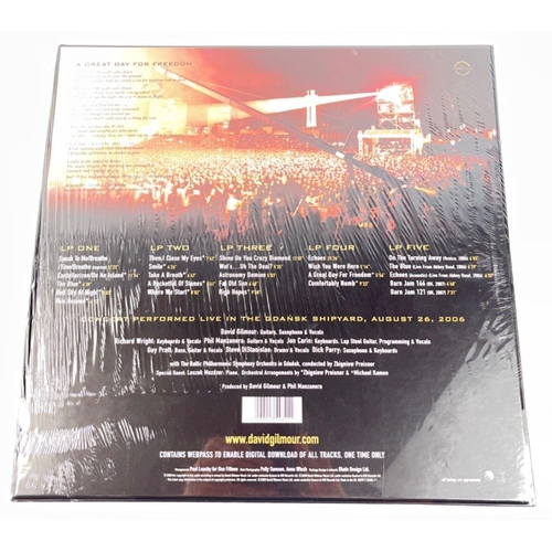 335 - David Gilmour live in Gdansk 5 vinyl ltd edition boxed set in unopened original packaging.  A very r... 