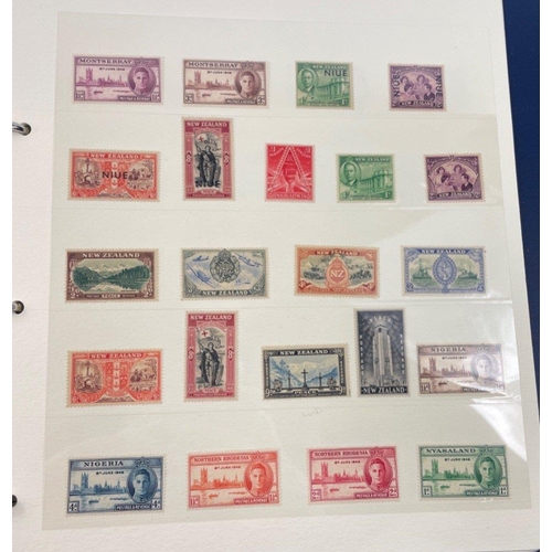 44 - A King George VI 1946 victory stamp collection#44