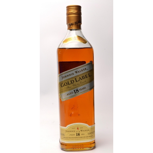 515 - Ah My Home Town Kilmarnock World Famous produced!! JOHNNIE WALKER GOLD LABEL 18 years 75cl in origin... 