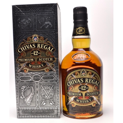 516 - CHIVAS REGAL 12 Year Old Whisky 70cl within original presentation box - seal intact - good condition... 