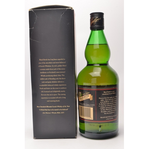 517 - BLACK BOTTLE ' 70cl version ' VOTED BEST STANDARD BLENDED SCOTCH WHISKY 2005' within its presentatio... 