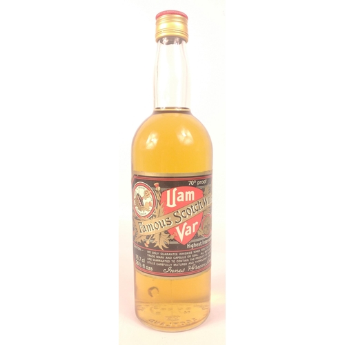 526 - UAM VAR Famous Scotch Whisky Bot.1960 70 proof Blended Scotch Whisky
75.7cl Innes and Grieve Ltd
The... 