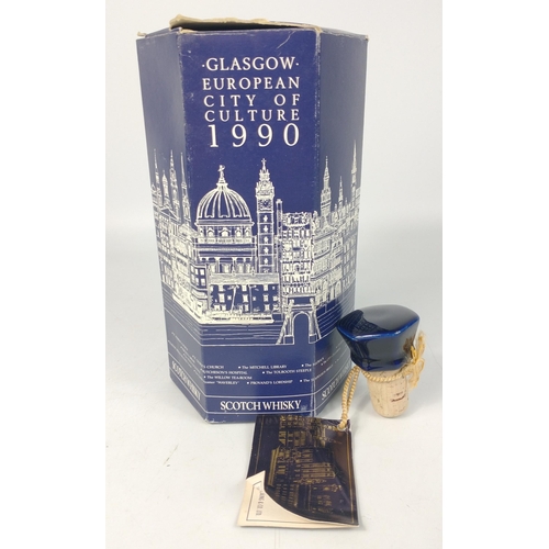 536A - A commemorative 75cl bottle of GLASGOW EUROPEAN CITY OF CULTURE 1990 Premium Blended Scotch Whisky 4... 