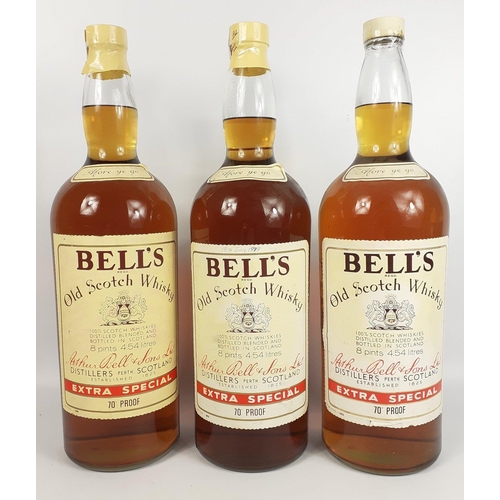 541 - Three 1 gallon bottles of Bell's whisky. The item is sold as described and we do not accept liabilit... 