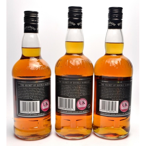 543 - WHYTE & MACKAY Special Blended Scotch Whisky  ‘ Double Marriage Blend' 70cl x3 bottles -bo... 