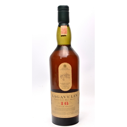 555 - PART OF SIX Of THE GREAT Malt Whisky Collection to include LAGAVULIN 16 Year Old Scotch Whisky 70cl ... 