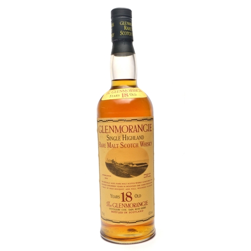 562 - PART OF THE GLENMORANGIE COLLECTION to include a bottle of Glenmorangie 18 year old 70cl, - bottle s... 