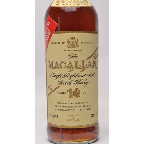 569 - MACALLAN 100% PROOF MALT WHISKY within its original 100 Proof carton 70cl - seal intact - good condi... 