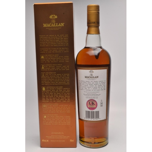 570 - MACALLAN 10 Year Old Malt Whisky 70cl within its original 'bronze coloured box' - seal intact - good... 