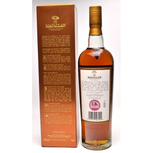 571 - MACALLAN 10 Year Old Malt Whisky 70cl within its original 'Bronze Coloured Box' - seal intact - good... 