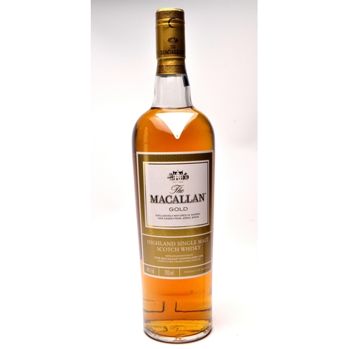 572 - MACALLAN GOLD Malt Whisky 70cl within its white presentation carton - seal intact - good condition -... 