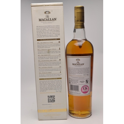 572 - MACALLAN GOLD Malt Whisky 70cl within its white presentation carton - seal intact - good condition -... 