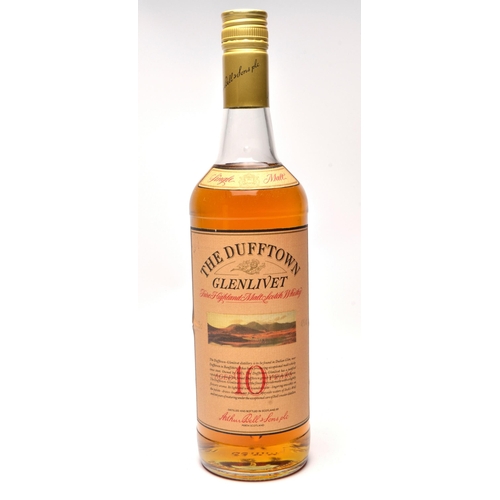 576 - GLENLIVET 'THE DUFFTOWN' 10 Year Old Malt Whisky 75cl - seal intact - good condition -
All came from... 