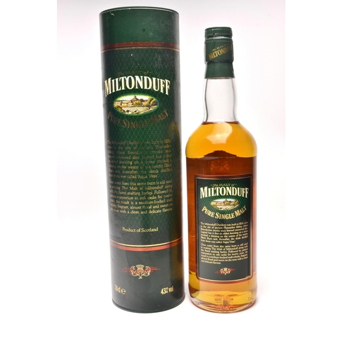 577 - QUITE RARE THESE DAYS! 'MILTONDUFF' by GLENLIVET 12 Year Old Malt Whisky 70cl within original green ... 