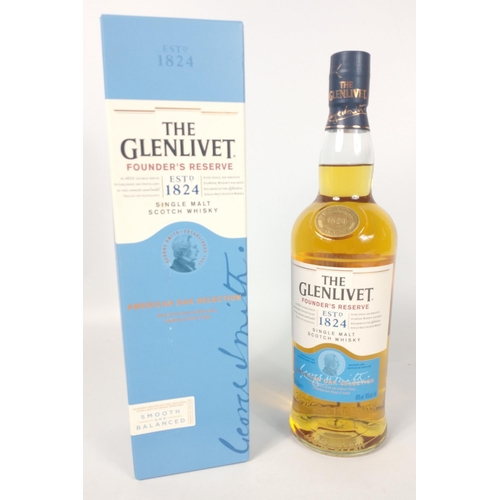 579 - A 70cl bottle of THE GLENLIVET FOUNDER'S RESERVE in original box. The item is sold as described and ... 