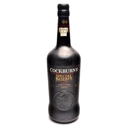 691 - A bottle of COCKBURNS SPECIAL RESERVE PORT 100cl - seal intact and discovered in an old cellar cupbo... 