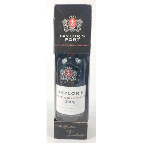 697D - TAYLORS PORT Late Bottled Vintage Port. 2009 in its original cardboard outer.  750ml. 20%.  The item... 