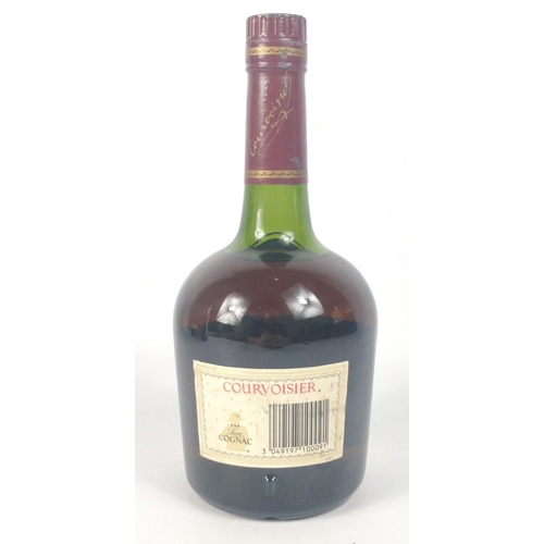 708 - A 680 ml bottle of 3 star COURVOISIER COGNAC. The item is sold as described and we do not accept lia... 