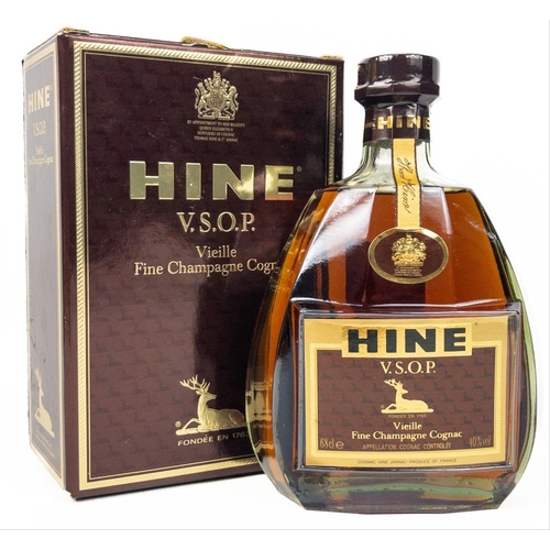 709 - A 68cl bottle of HINE V.S.O.P. Vieille Fine Champagne Cognac in box. The item is sold as described a... 