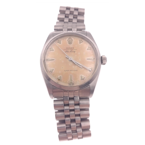 19 - ROLEX Oyster Perpetual Air-King automatic gents vintage wristwatch - serial No 374652 which places i... 