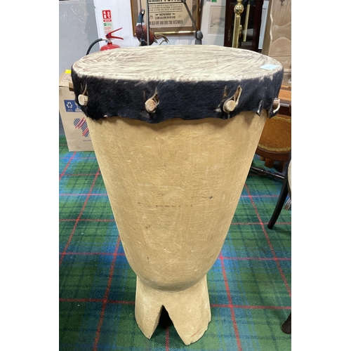 251 - A DAZZLING Djembe Drum - in nice condition stands 82cm high x 41cm diameter approx#261