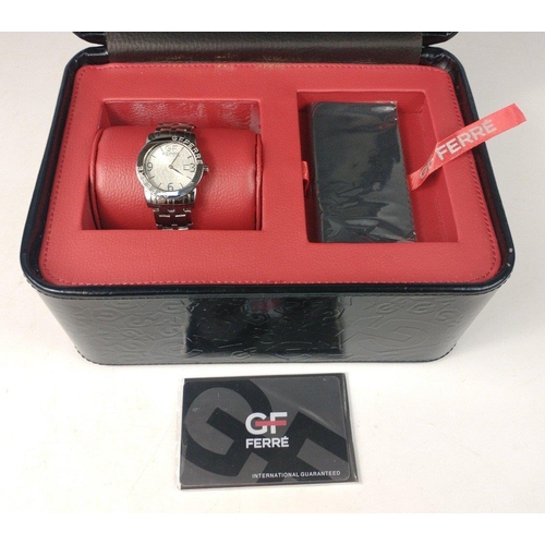 27 - GF FERRE unisex wristwatch within its original presentation case - IMPRESSIVE Model 9085L#37