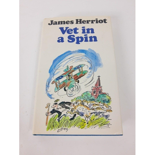 275 - A FIRST EDITION publication of Vet in a Spin by JAMES HERRIOT signed by the author and inscribed to ... 