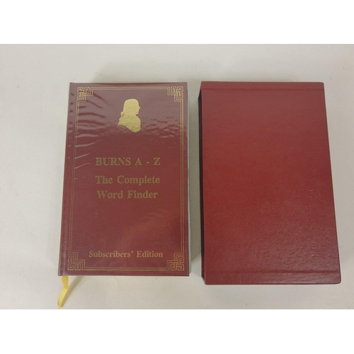 276 - A first edition copy of Burns A to Z - The Complete Word Finder: Concordance of the Complete Works o... 