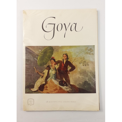 317 - Bound print collection titled 'Goya' with 16 'beautiful full colour prints' of various subjects#329... 