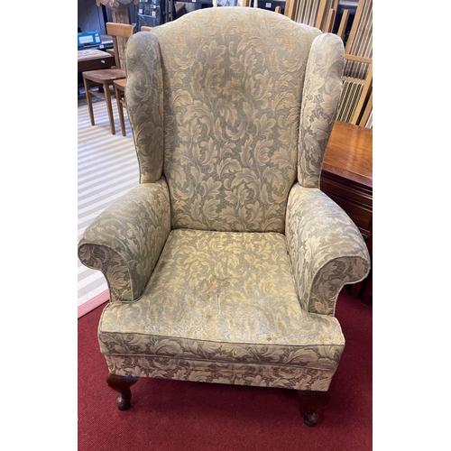 326 - A SUBSTANTIAL C1950's sturdy lugged really comfy armchair - dimensions 105cm height x 75cm width app... 