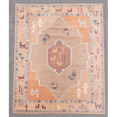 336 - Large Kashmir style rug. 220 x 160 cm approx#348