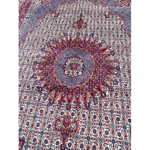 337 - STUNNING MOUD Carpet - The city of Moud is situated in Northeastern Iran, south of Birdjand and Mash... 