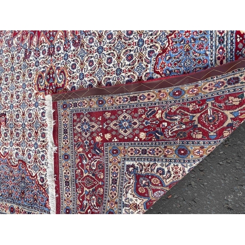 337 - STUNNING MOUD Carpet - The city of Moud is situated in Northeastern Iran, south of Birdjand and Mash... 