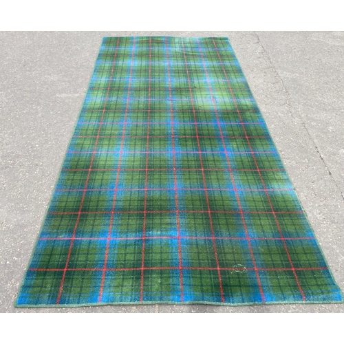 338 - IMPRESSIVE! A large CLAN TARTAN RUG / dimensions 4.5m x 2m approx#350