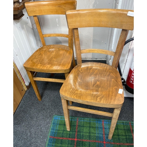 361 - Two of RETRO style KITCHEN CHAIRS - of a solid construction#373