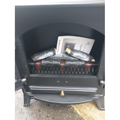 379 - PROLECTRIX log effect electric fire model No NX 488430 - as new condition!(UNUSED) - really heavy qu... 