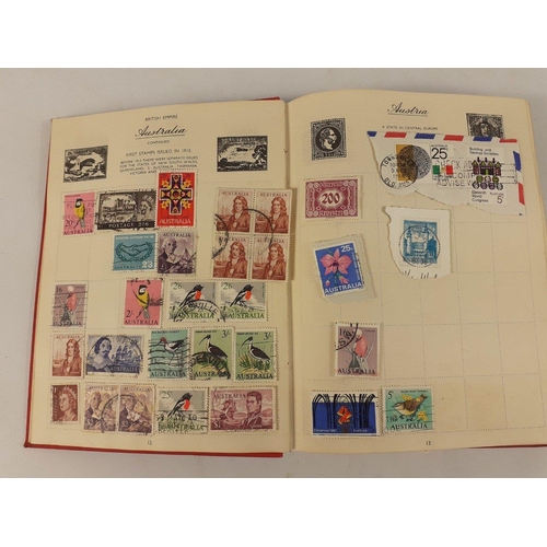 62 - A small NELSON c1950's Stamp Album 'For The Stamps of The World' to include most commonwealth countr... 