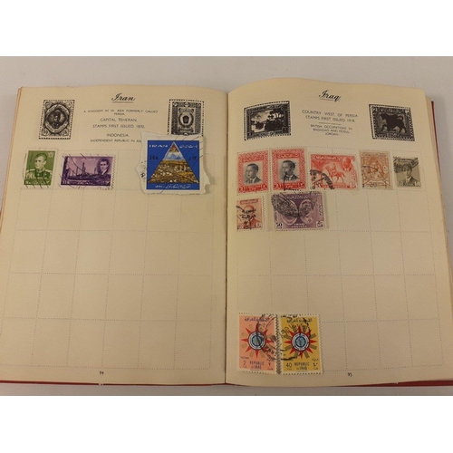 62 - A small NELSON c1950's Stamp Album 'For The Stamps of The World' to include most commonwealth countr... 