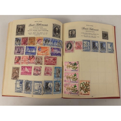 62 - A small NELSON c1950's Stamp Album 'For The Stamps of The World' to include most commonwealth countr... 