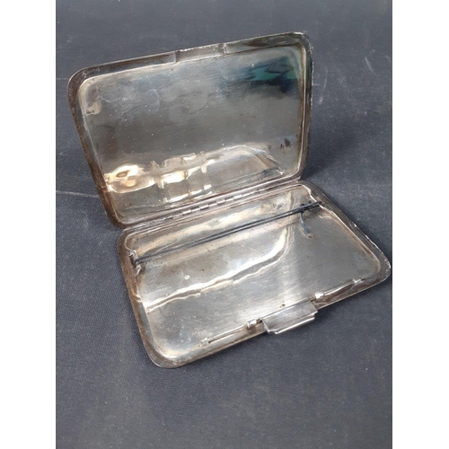 74 - A superb SIAMESE Sterling silver cigarette case in lovely condition.  Very attractive raised traditi... 