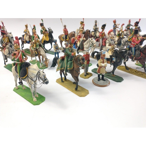 243 - 26 x diorama of French HISTOREX branded finished plastic hand painted mounted French and European la... 