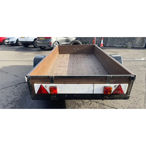 297 - A COMPLETELY REFURBISHED for a car or commercial use trailer 10ft x 5ft - trailer load states 1.5 to... 