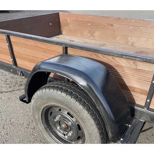 297 - A COMPLETELY REFURBISHED for a car or commercial use trailer 10ft x 5ft - trailer load states 1.5 to... 