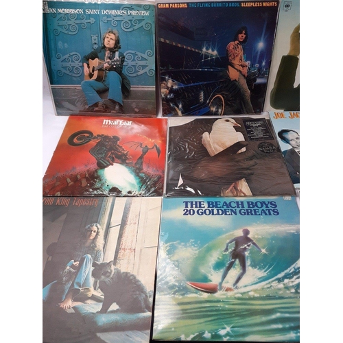 360 - Interesting collection of LPs to include BOB DYLAN, Desire and Nashville Skyline. GRAM PARSONS Sleep... 