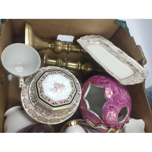 5 - A mixed lot including a WEDGWOOD 'Clio' pin dish (10 cm dia) and small vase (10cm high), an OLD ROYA... 