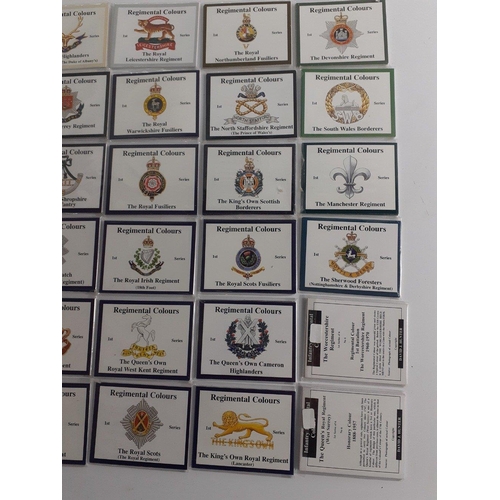 177 - 36 Superb complete sealed packs of David J Hunters INFANTRY REGIMENTAL COLOURS.  A superb resource o... 