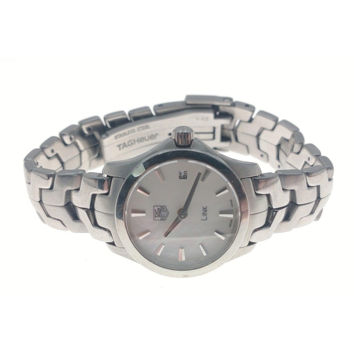 52 - TAG HEUER LINK WJF1410 FQ5311 Ladies Bracelet Watch
Designed for the glamorous world of competitive ... 