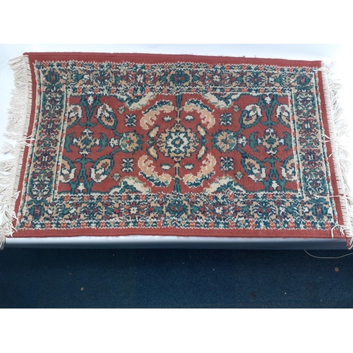 116 - Woolwork patterned rug. Size 96 x 57 cm approx#116