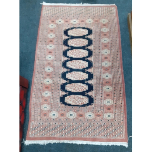 118 - Woolwork Arabic style rug. 160 x 97cm approx.#118